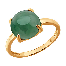 Кольцо SOKOLOV - Серебро 925, Жадеит (арт. 83010280)