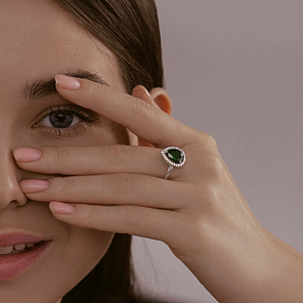 Кольцо SOKOLOV - Серебро 925, Фианит (арт. 94014202)