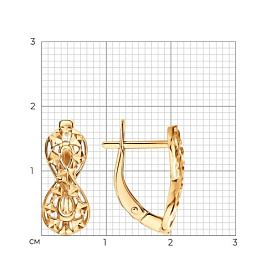 Серьги SOKOLOV - Золото 585 (арт. 0201073)
