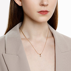 Подвеска SOKOLOV - Золото 585, Фианит (арт. 035248)