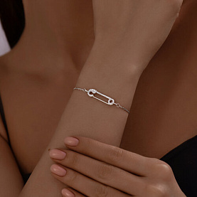 Браслет SOKOLOV - Серебро 925, Фианит (арт. 94051010)