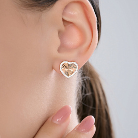 Серьги SOKOLOV - Золото 585, Фианит (арт. 0200731)