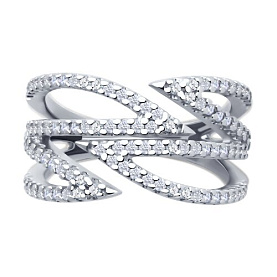 Кольцо SOKOLOV - Серебро 925, Фианит (арт. 94014170)