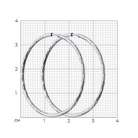 Серьги Diamant - Серебро 925 (арт. 94-124-01869-1)