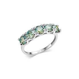 Кольцо Дар - Серебро 925, Синтетический муассанит (арт. К-4048рс16139)