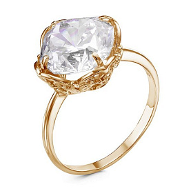 Кольцо Красная пресня - Серебро 925, Фианит (арт. 23811301)