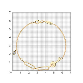 Браслет SOKOLOV - Серебро 925, Фианит (арт. 93050191)
