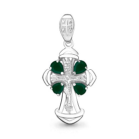 Подвеска Аквамарин - Серебро 925, Агат (арт. 2225509.5)