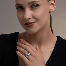 Кольцо SOKOLOV - Серебро 925, Фианит (арт. 94014741)