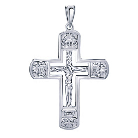 Крест Атолл - Серебро 925 (арт. 3321-925)