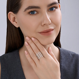 Кольцо Diamant - Серебро 925 (арт. 94-110-00044-1)