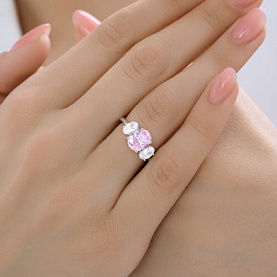 Кольцо SOKOLOV - Серебро 925, Фианит (арт. 94014500-91)