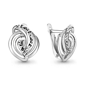 Серьги Аквамарин - Серебро 925 (арт. 31656.5)