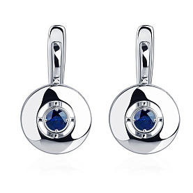 Серьги Platinum Lab. - Платина 950 (арт. ПС-033С-01)