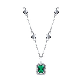 Колье SOKOLOV - Серебро 925, Фианит (арт. 94071216)
