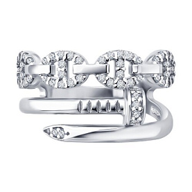 Кольцо SOKOLOV - Серебро 925, Фианит (арт. 94014707)