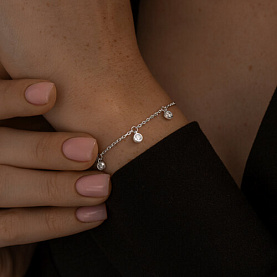 Браслет SOKOLOV - Серебро 925, Фианит (арт. 94050620)