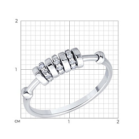 Кольцо Diamant - Серебро 925, Фианит (арт. 94-110-02190-1)
