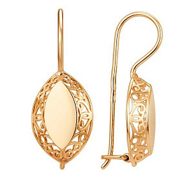 Серьги ЮФ Династия - Золото 375 (арт. 013992-5000)