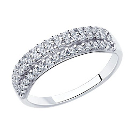 Кольцо Diamant - Серебро 925, Фианит (арт. 94-110-01650-1)