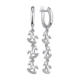 Серьги Talant - Серебро 925, Фианит (арт. 14-72-0001-17312)