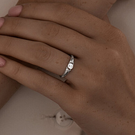Кольцо SOKOLOV - Серебро 925, Фианит (арт. 94013661)
