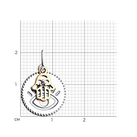 Подвеска Diamant - Серебро 925, Фианит (арт. 94-130-02108-2)