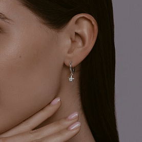 Серьги Diamant - Серебро 925, Фианит (арт. 94-121-02631-1)