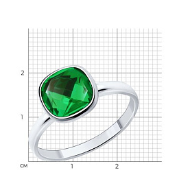 Кольцо SOKOLOV - Серебро 925, Swarovski (арт. 94011871)