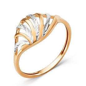 Кольцо ЮФ Династия - Золото 585 (арт. 002071-1012)