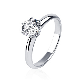 Кольцо Platinum Lab. - Платина 950, Бриллиант (арт. ПК-056-01)