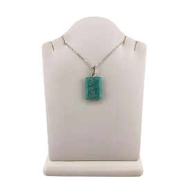 Колье Кабаровских - Серебро 925, Амазонит, Фианит (арт. 16-7042-20100)