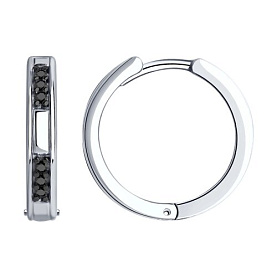 Серьги Diamant - Серебро 925, Фианит (арт. 94-120-01632-1)