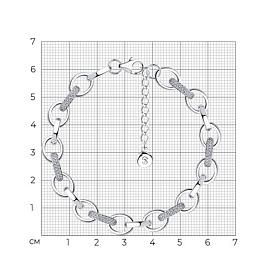 Браслет SOKOLOV - Серебро 925, Фианит (арт. 94051029)