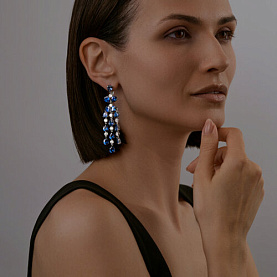 Серьги SOKOLOV - Серебро 925, Фианит (арт. 94025838)