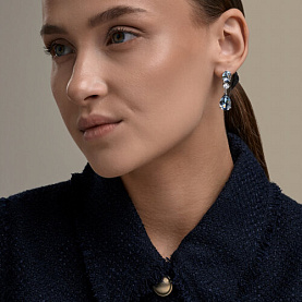 Серьги SOKOLOV - Серебро 925, Кристалл (арт. 94027571)