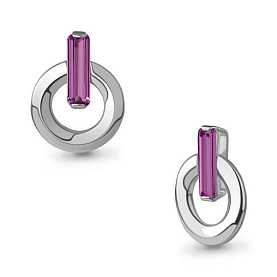 Подвеска Аквамарин - Серебро 925, Синтетический аметист (арт. 2542484.5)