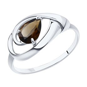 Кольцо Diamant - Серебро 925, Раухтопаз (арт. 94-310-00594-4)