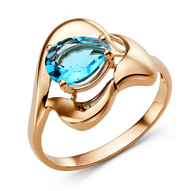 Кольцо ЮФ Династия - Золото 375, Синтетический ситалл (арт. 010291-5310)