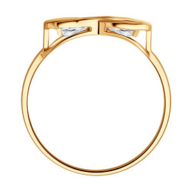 Кольцо Diamant - Золото 585, Фианит (арт. 51-110-01280-1)