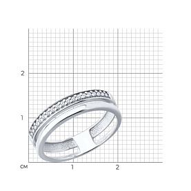 Кольцо Diamant - Серебро 925, Фианит (арт. 94-110-00060-1)