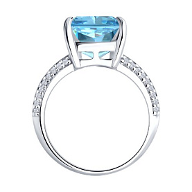 Кольцо SOKOLOV - Серебро 925, Фианит (арт. 94014817)