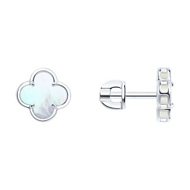 Серьги SOKOLOV - Серебро 925, Перламутр (арт. 83020443)