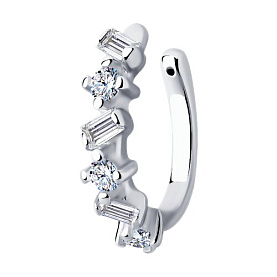 Серьга SOKOLOV - Серебро 925, Фианит (арт. 94170268)