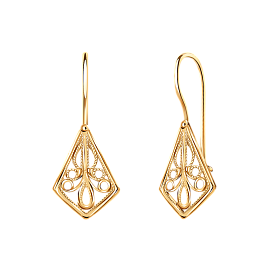 Серьги Атолл - Золото 585 (арт. 20239)