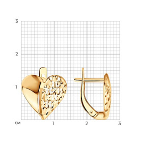 Серьги SOKOLOV - Золото 585 (арт. 0201091)