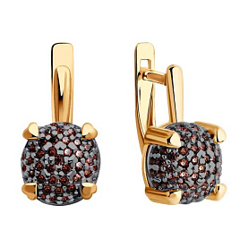 Серьги Diamant - Серебро 925, Фианит (арт. 93-120-01991-2)