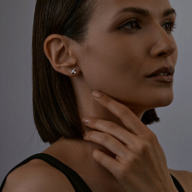 Серьги SOKOLOV - Серебро 925, Фианит (арт. 94025994)