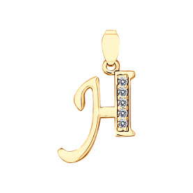 Подвеска SOKOLOV - Серебро 925, Фианит (арт. 93030528)