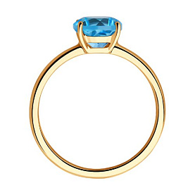 Кольцо SOKOLOV - Золото 585, Топаз (арт. 716406)